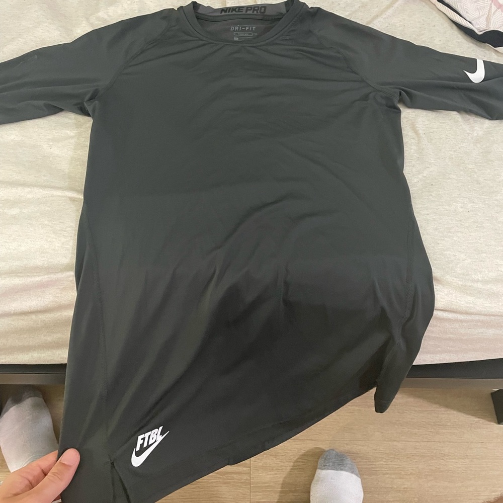 Grey Nike Football Shirt